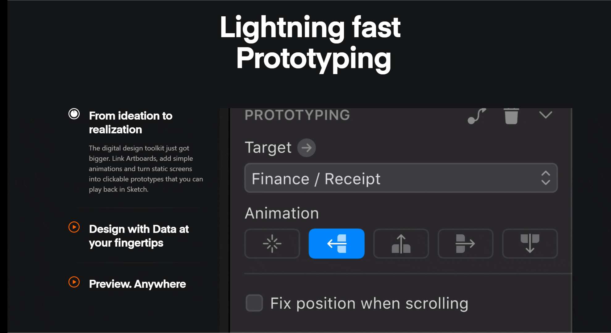 Sketch prototyping 