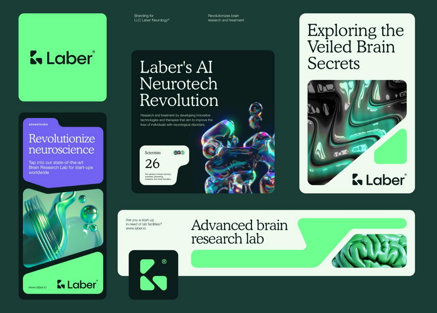 Laber AI Neurotech Branding