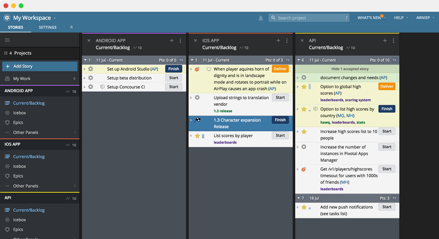 Pivotal Tracker