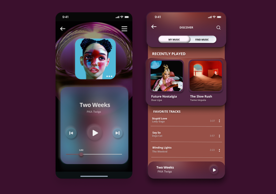 Music Player App UI