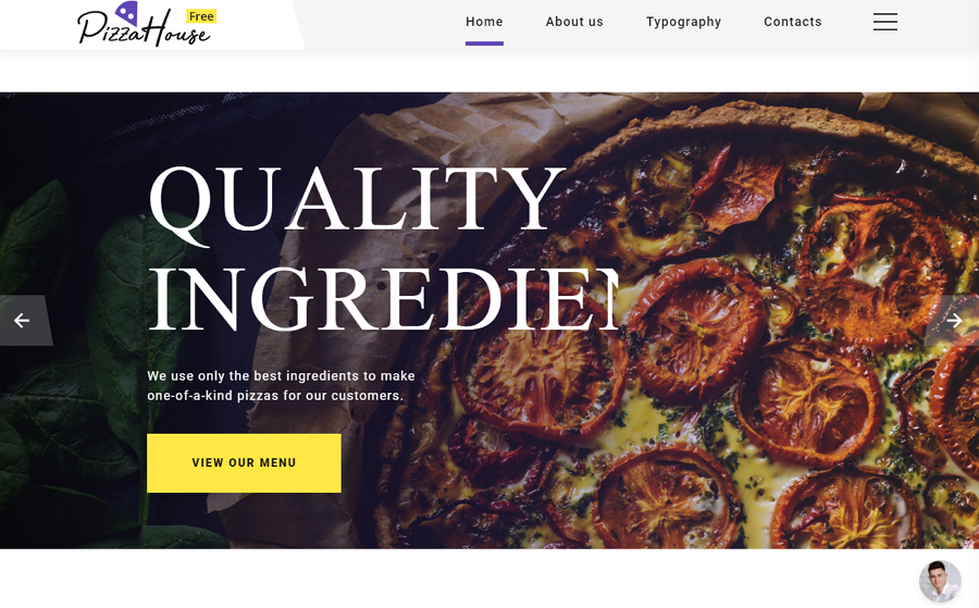 Free Restaurant Website Template