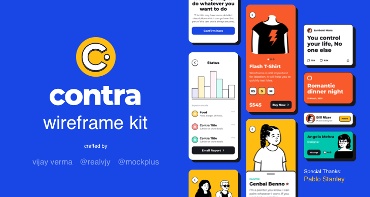 Contra Mobile App UI Kit